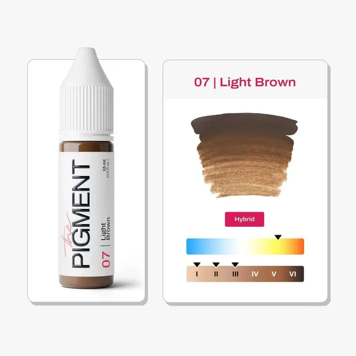 The Pigment - Eyebrows PMU Pigment - 07 Light Brown