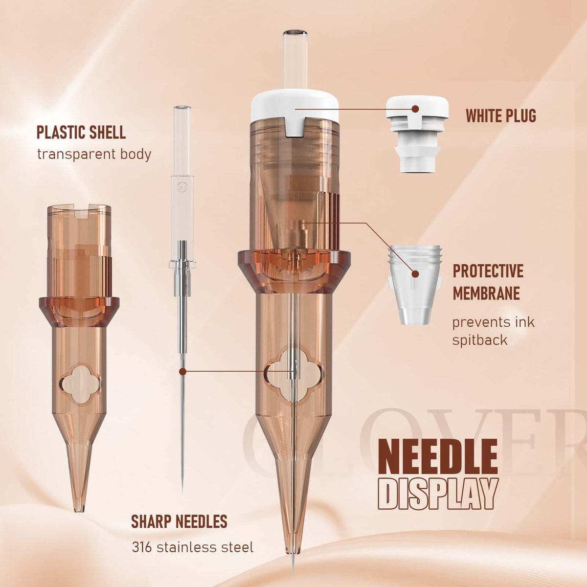 The Pigment - POPU - Clover Cartridge 1-round liner long taper