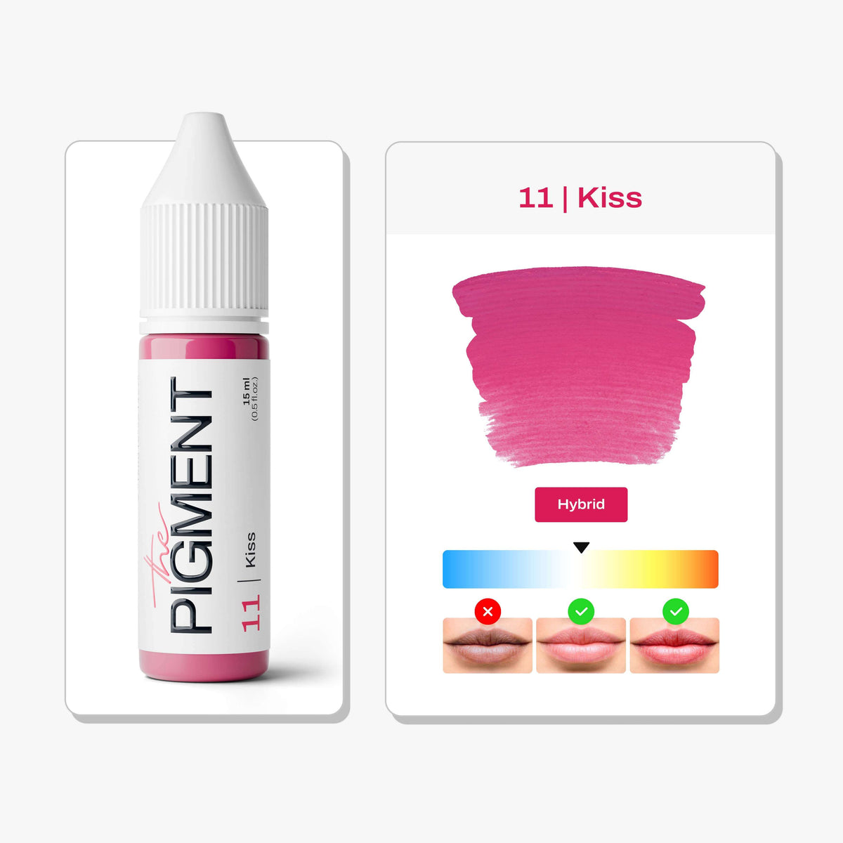The Pigment - Lips PMU Pigment - 11 Kiss