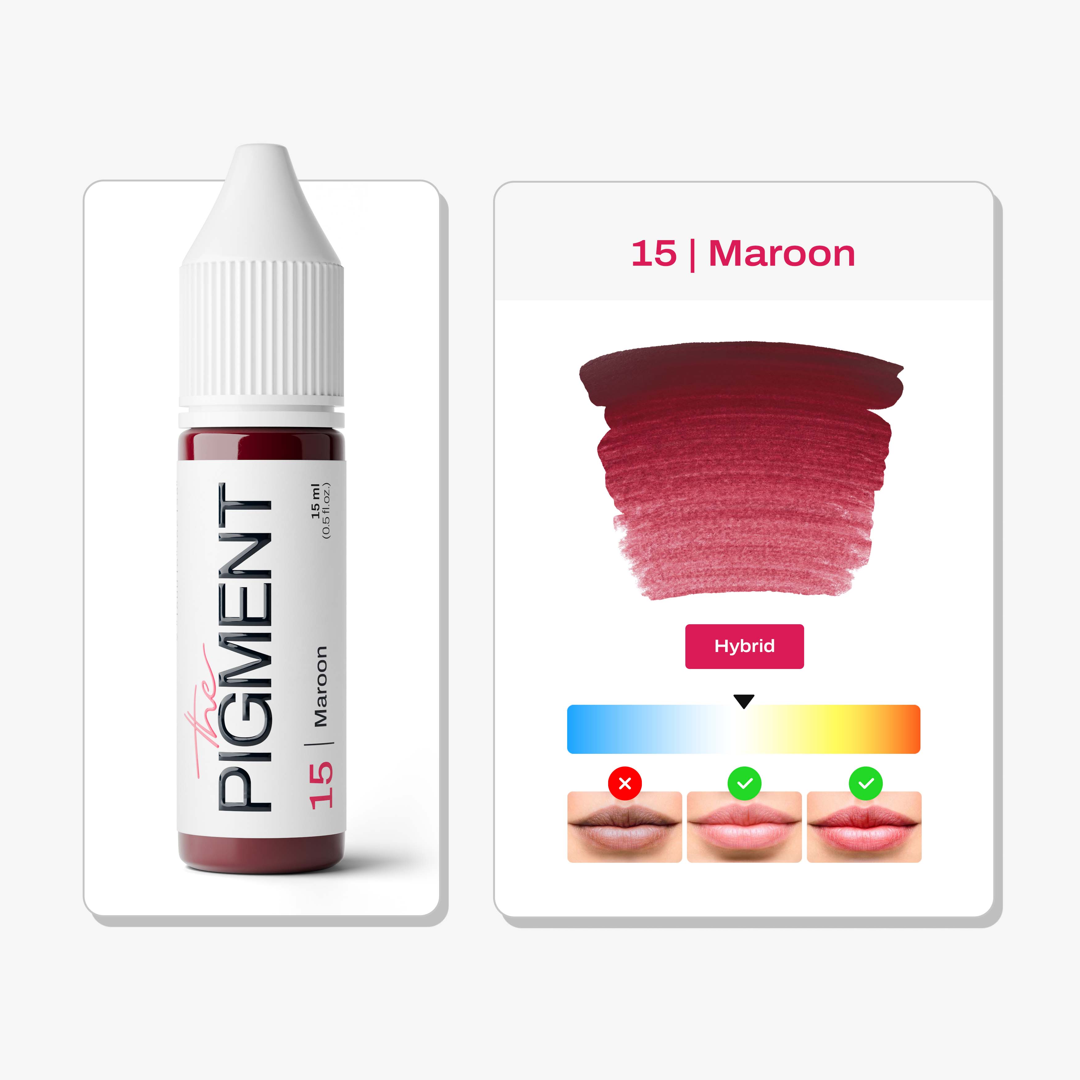 The Pigment - Lips PMU Pigment - 15 Maroon