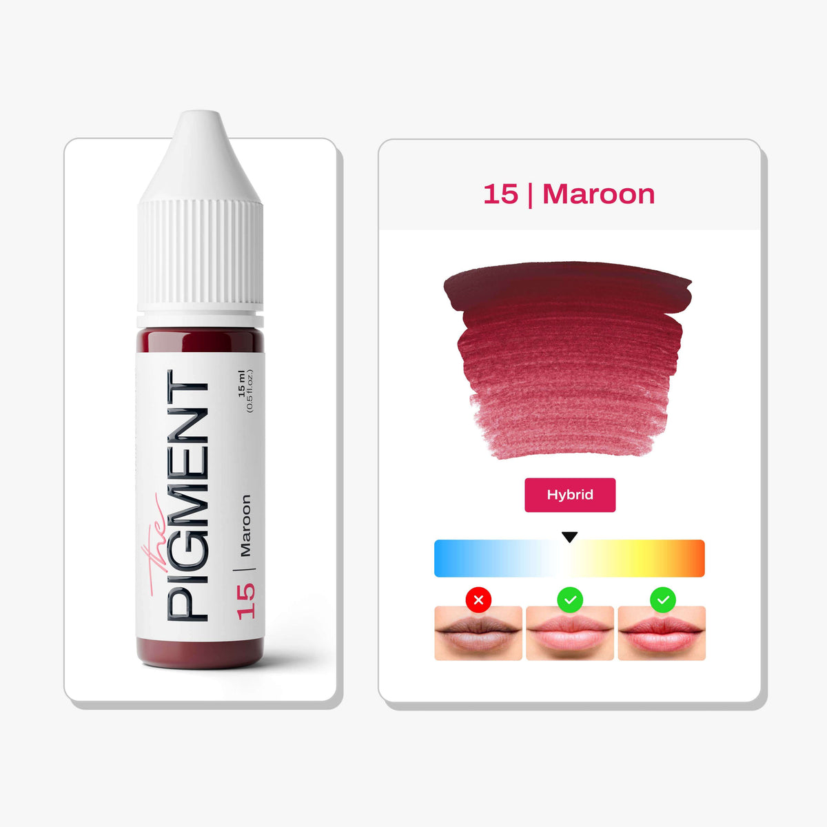 The Pigment - Lips PMU Pigment - 15 Maroon