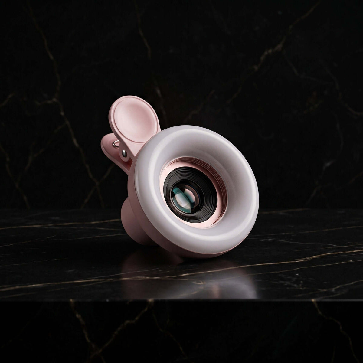 Lente macro com LED e bateria recarregável para smartphone, para fotos de micropigmentação