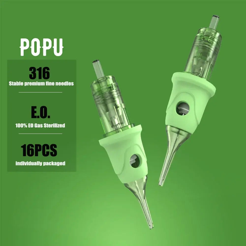 The Pigment - POPU - Omni Cartridge 1-round liner medium taper - 16pcs