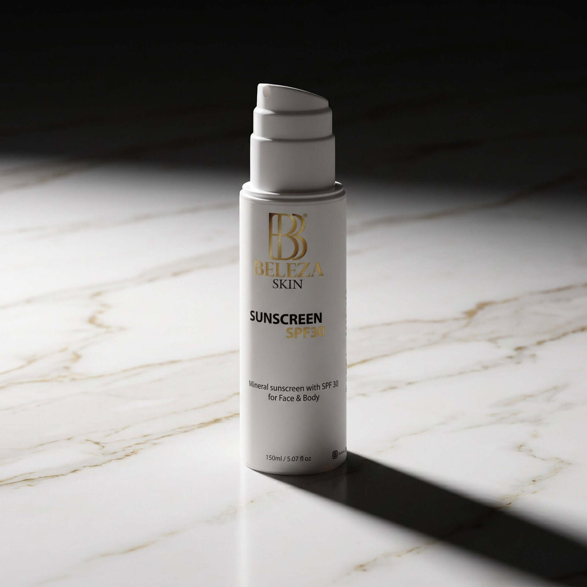 Mineralischer Sonnenschutz LSF 30 mit Zinkoxid, Aloe Vera und Sanddorn, wasserresistent