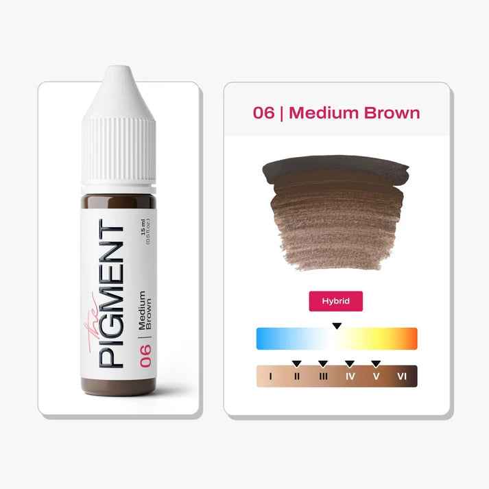 The Pigment - Eyebrows PMU Pigment - 06 Medium Brown