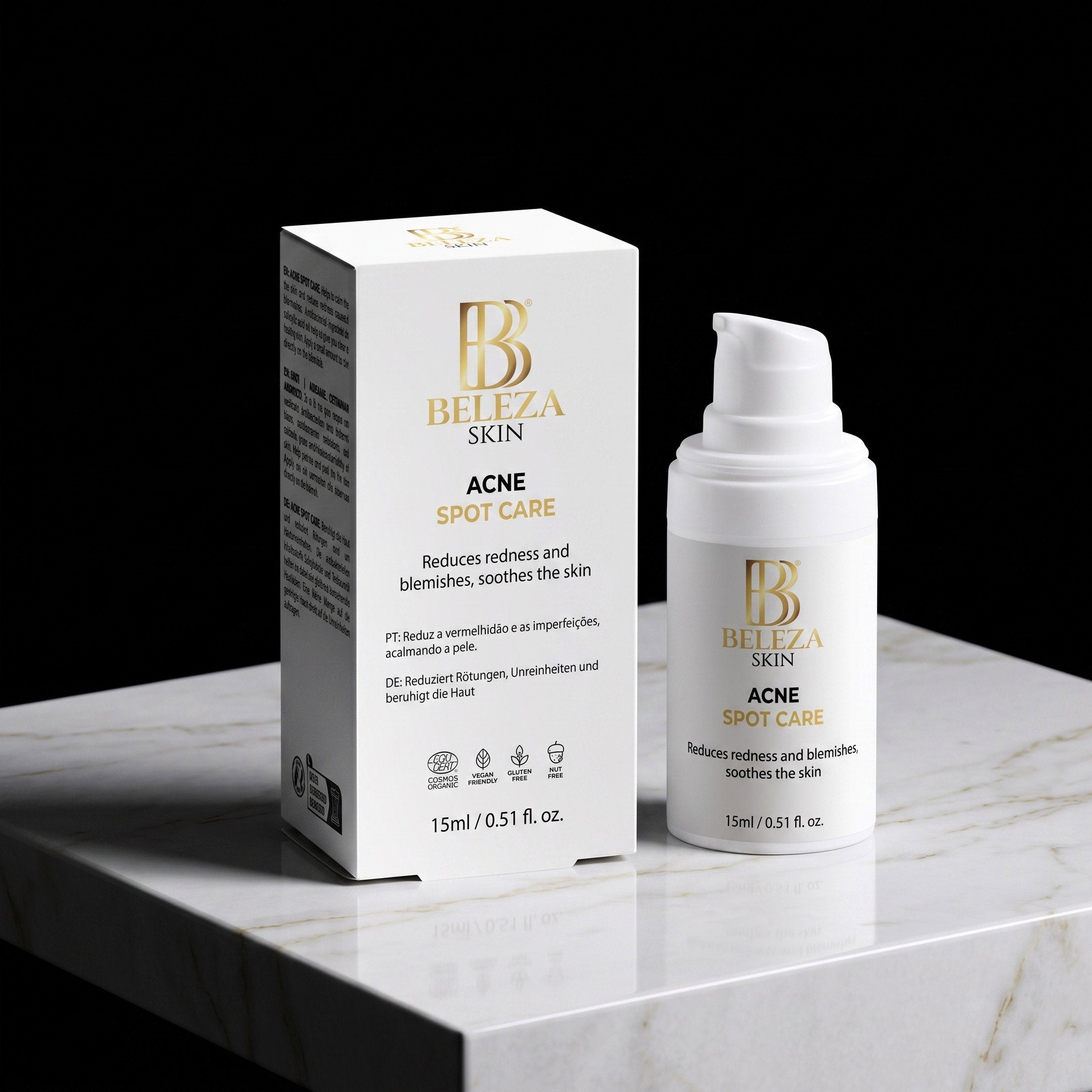 Bálsamo secativo antiacne com óleo de árvore do chá e ácido salicílico