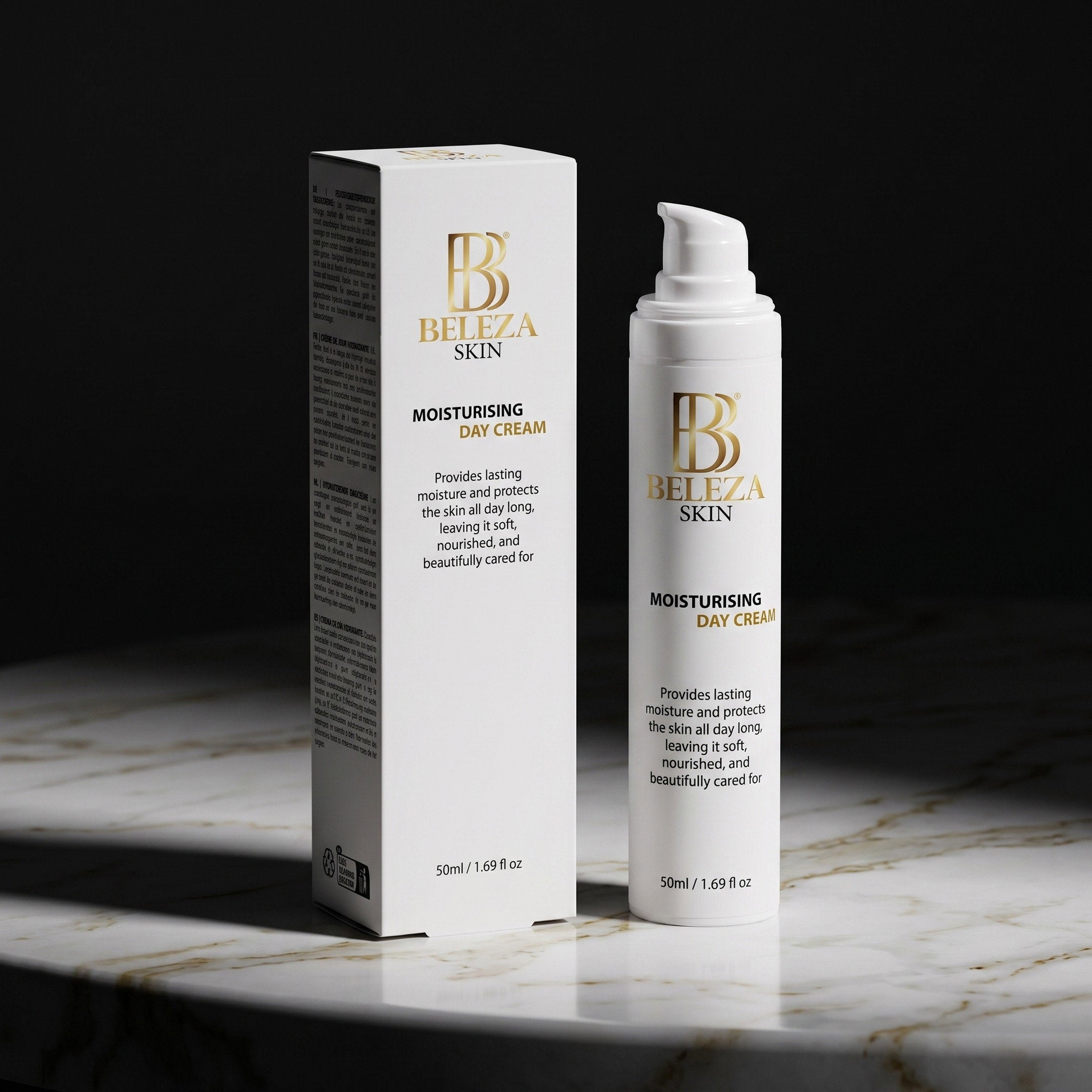 Creme de dia hidratante com aloé vera, jojoba, ácido hialurónico e bisabolol