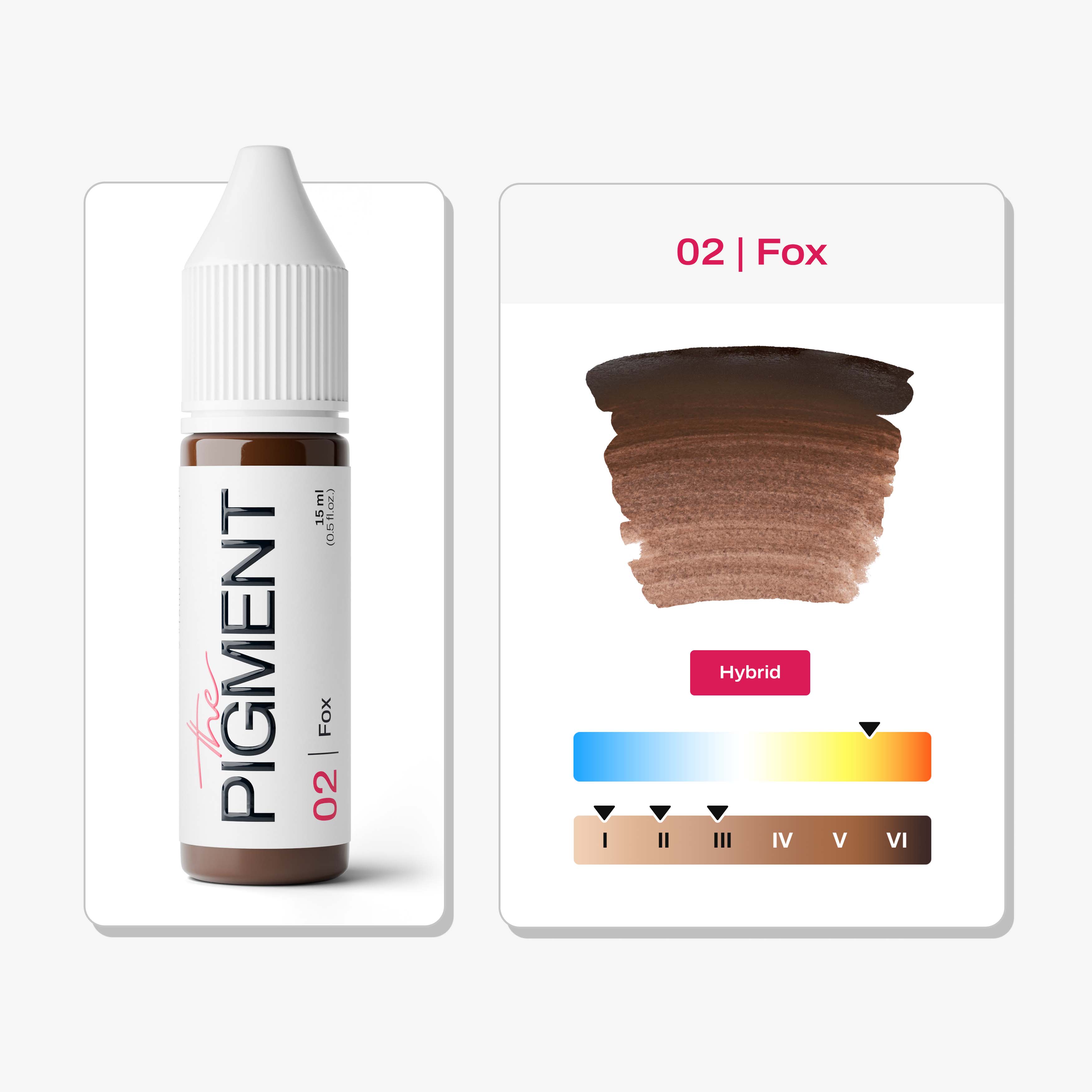 The Pigment - Eyebrows PMU Pigment - 02 Fox