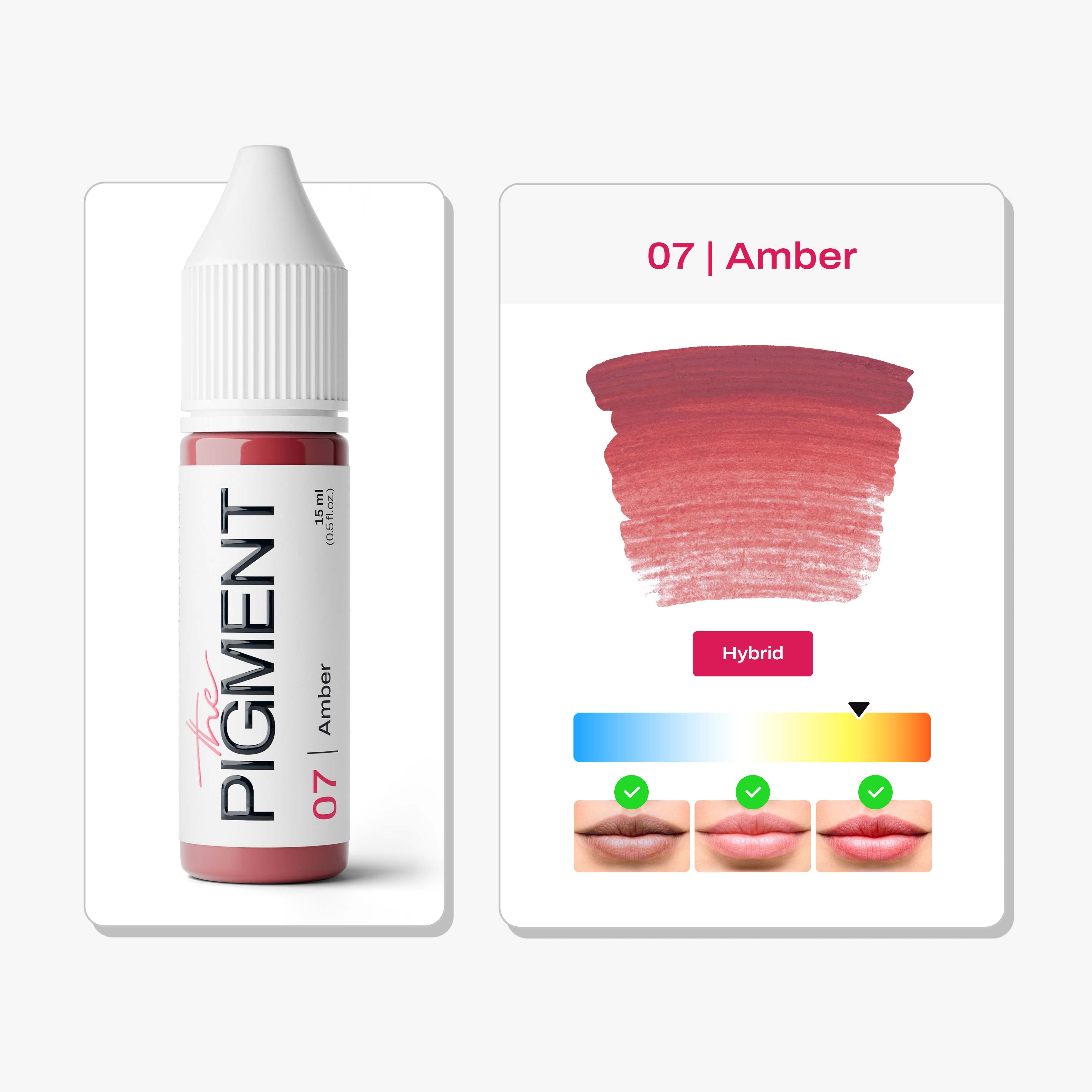 The Pigment - Lips PMU Pigment - 07 Amber