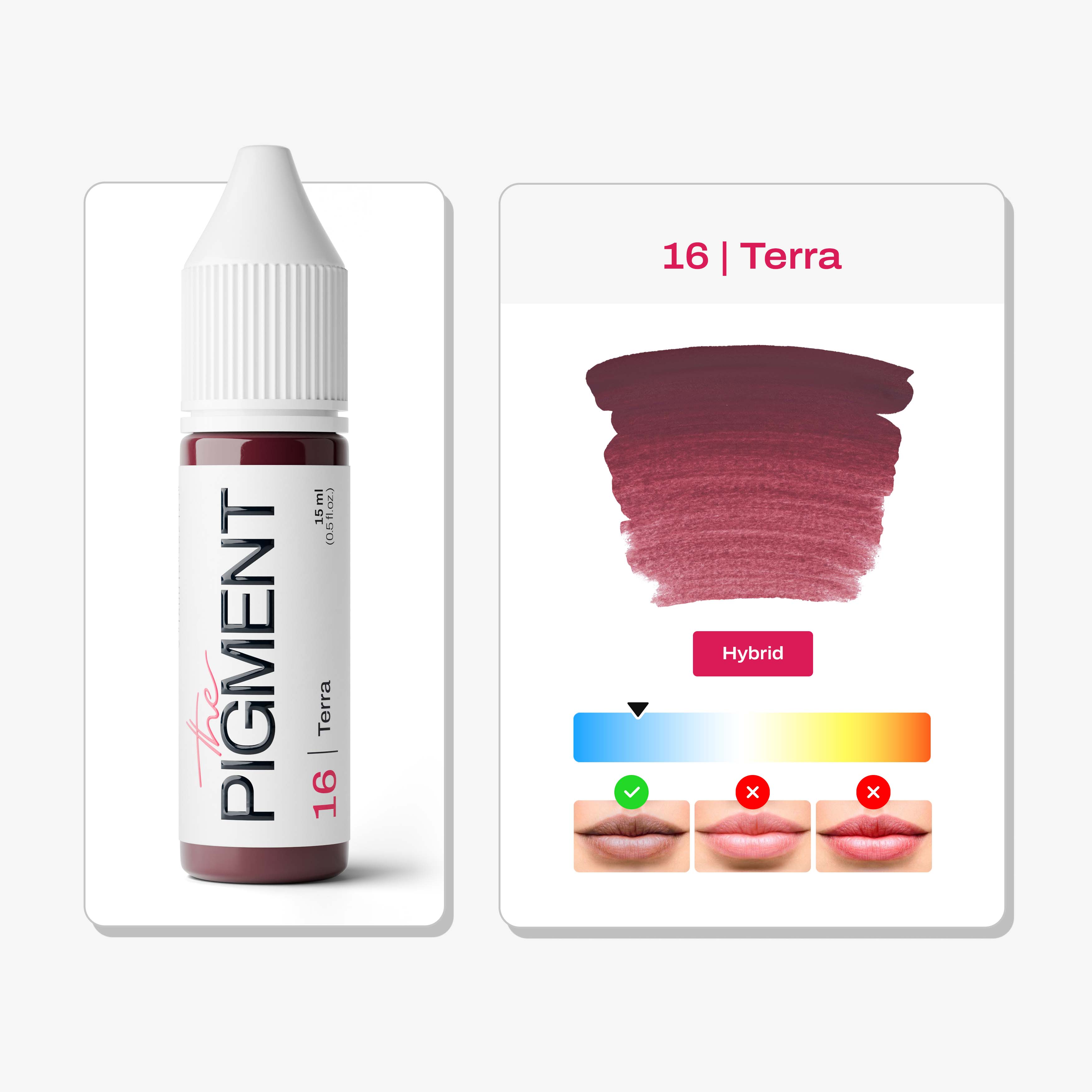 The Pigment - Lips PMU Pigment - 16 Terra - 15ml