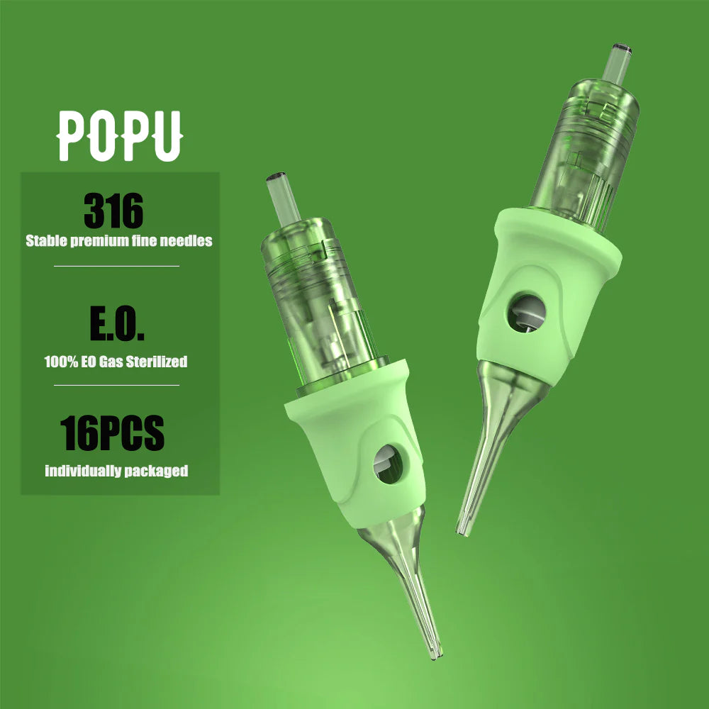 The Pigment - POPU - Omni Cartridge 1-round liner medium taper - 16pcs