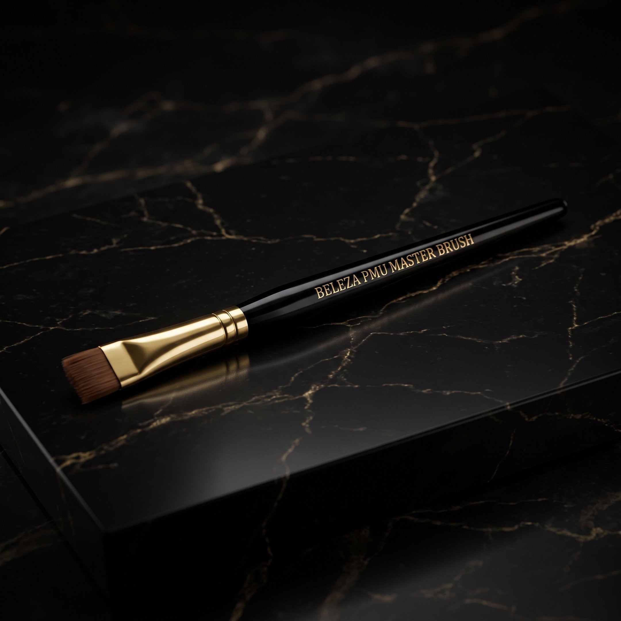 Pincel Master Brush de precisão com cerdas extra longas para mapeamento em micropigmentação