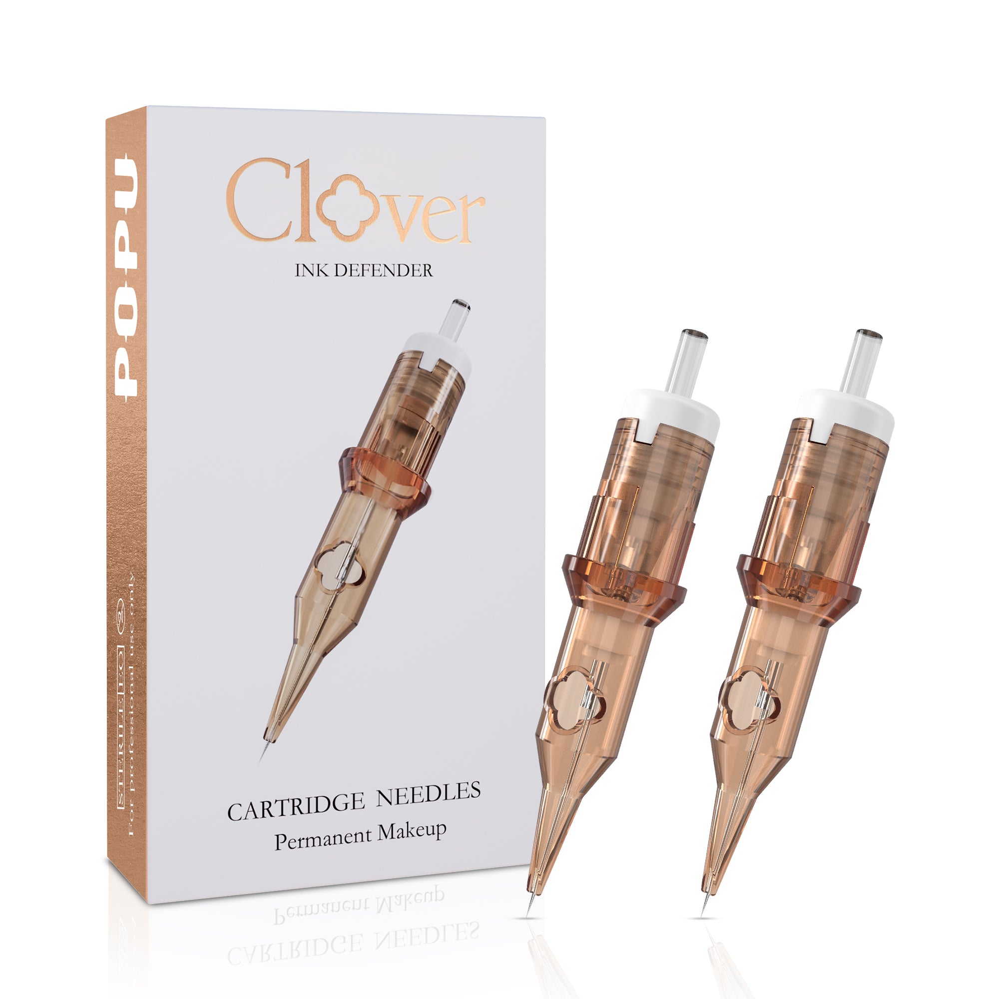 The Pigment - POPU - Clover Cartridge 3-round liner medium taper 0.20mm - 20pcs