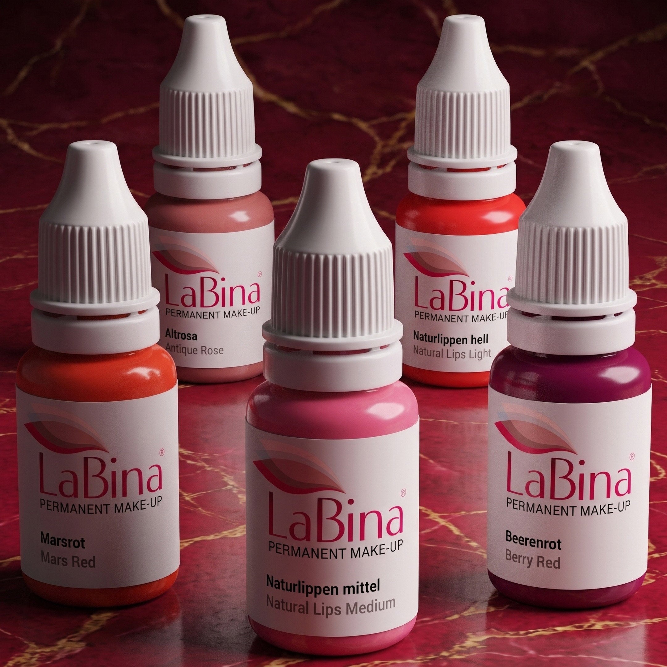 Labina - SET - PMU Lips - 6pcs